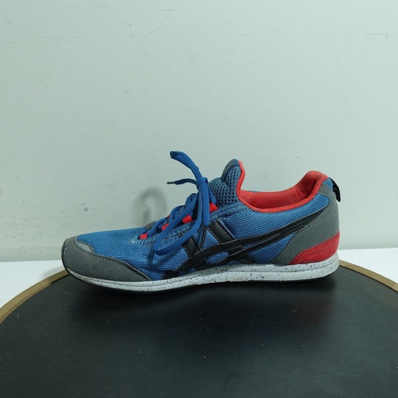 Onitsuka Tiger by ASICS Shaw Runner Sneakers Men 7 Blue Gray Red Retro Athletic - Picture 6 of 11